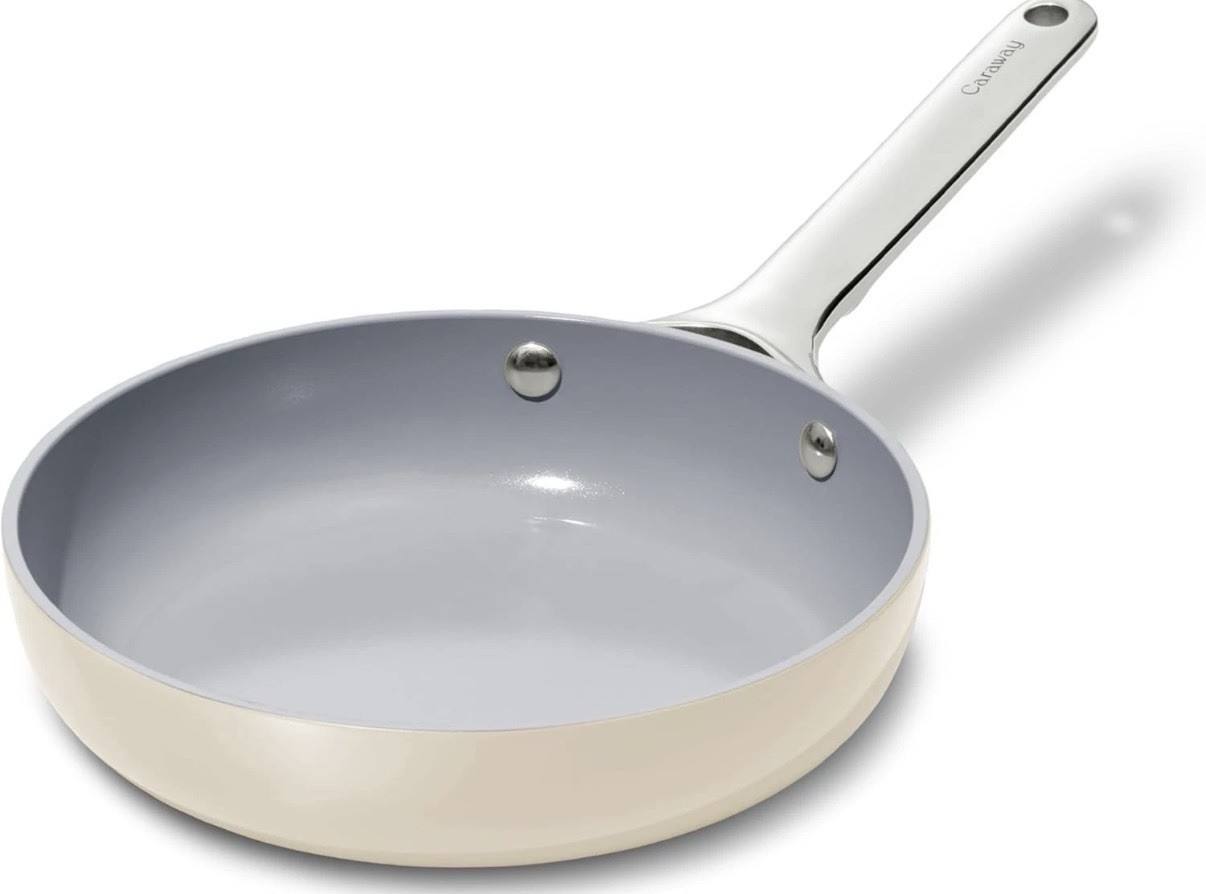 Elegant 8″ Nonstick Ceramic Mini Fry Pan – 1.05 qt – Oven Safe for Light Cooking