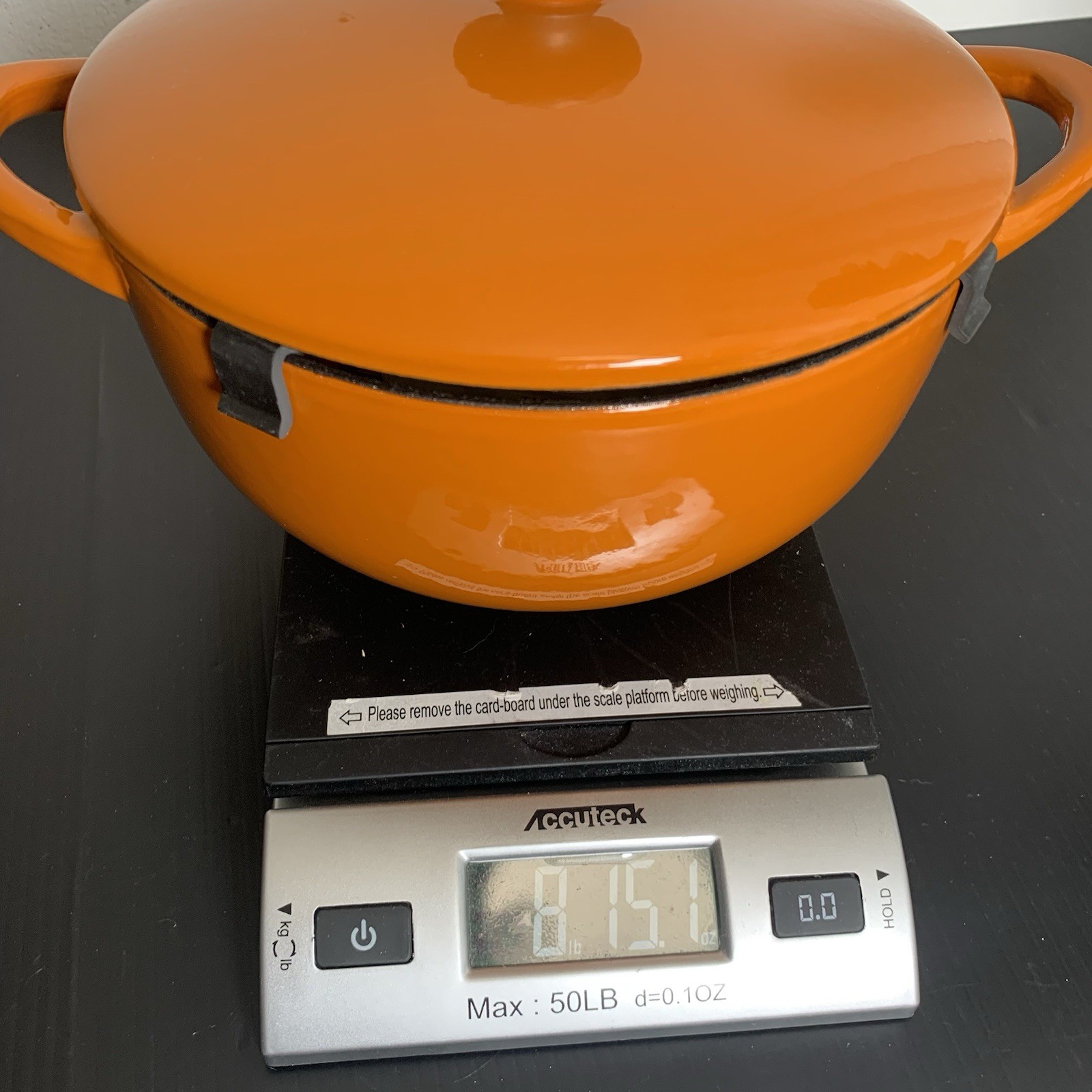 Mario Batali Dansk – Enameled Cast Iron Dutch Oven – Orange