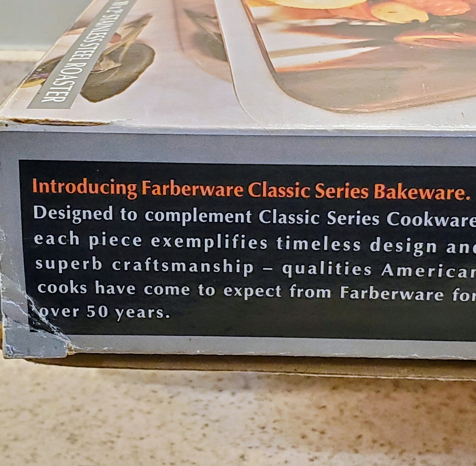 2 VTG New Farberware Classic Oven Roaster Stainless Steel Lifetime Warranty Box