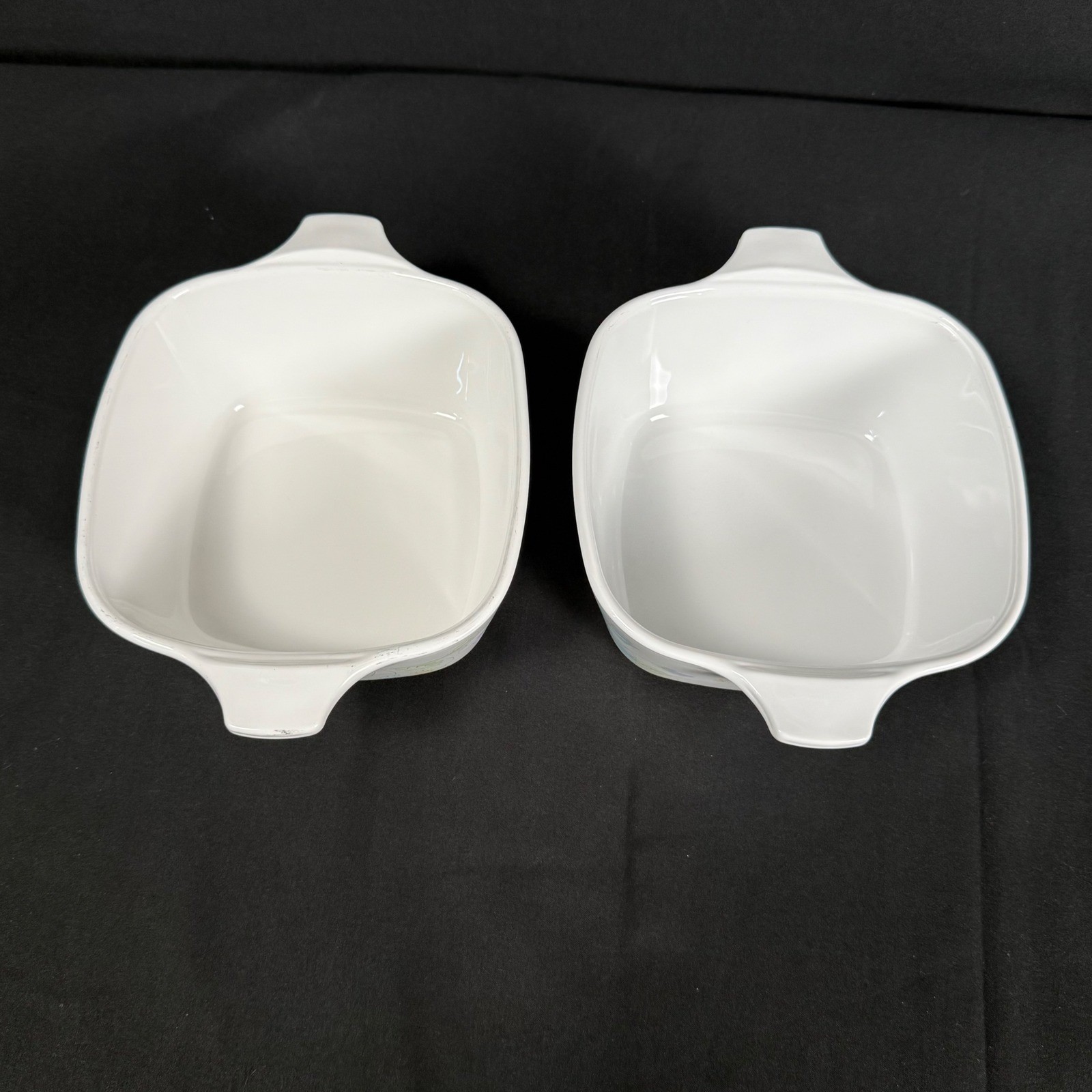 Corning Ware Pastel Bouquet Casserole Set 1.5L & Lid 2 Petite Pans VTG 1985-90