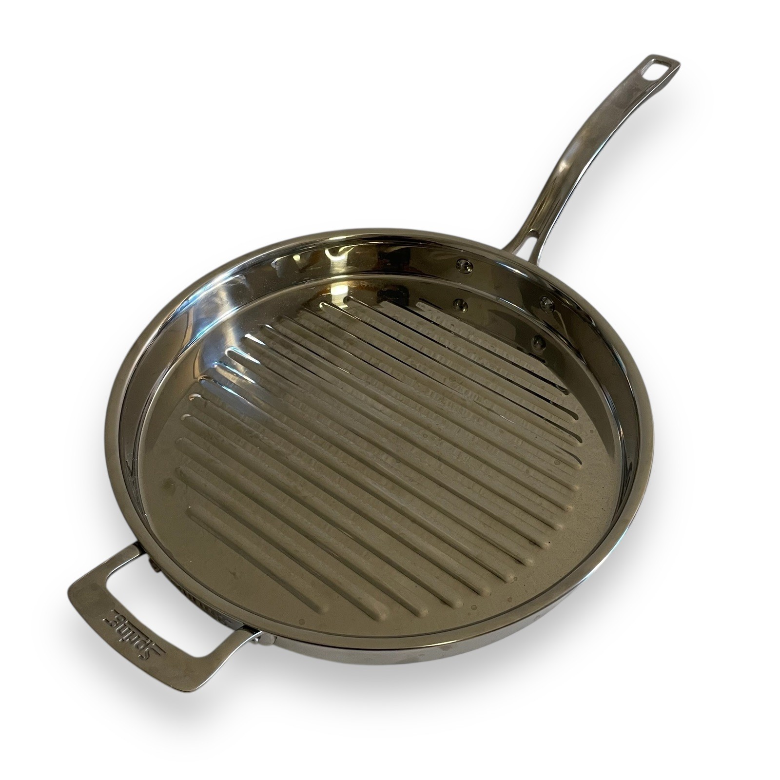 Spring USA Primo 5-ply Stainless Steel Cook & Serve Griddle Pan 12″ 8168-60/30