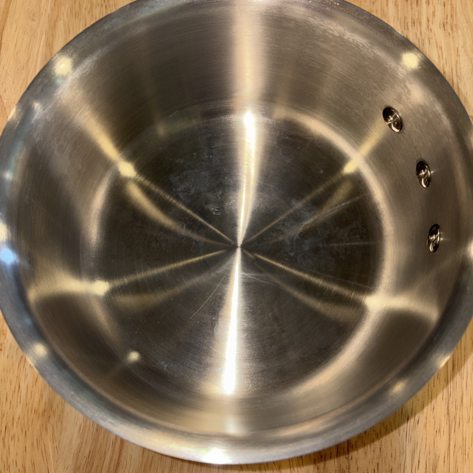 Calphalon Tri-Ply Stainless 2 Qt Saucepan 8702 Cookware Pan with Lid Used 1X EUC