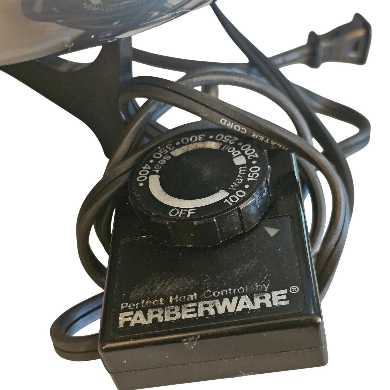 70s MCM Farberware Model 303 Electric Wok Stainless Steel 1000W USA Lid Working