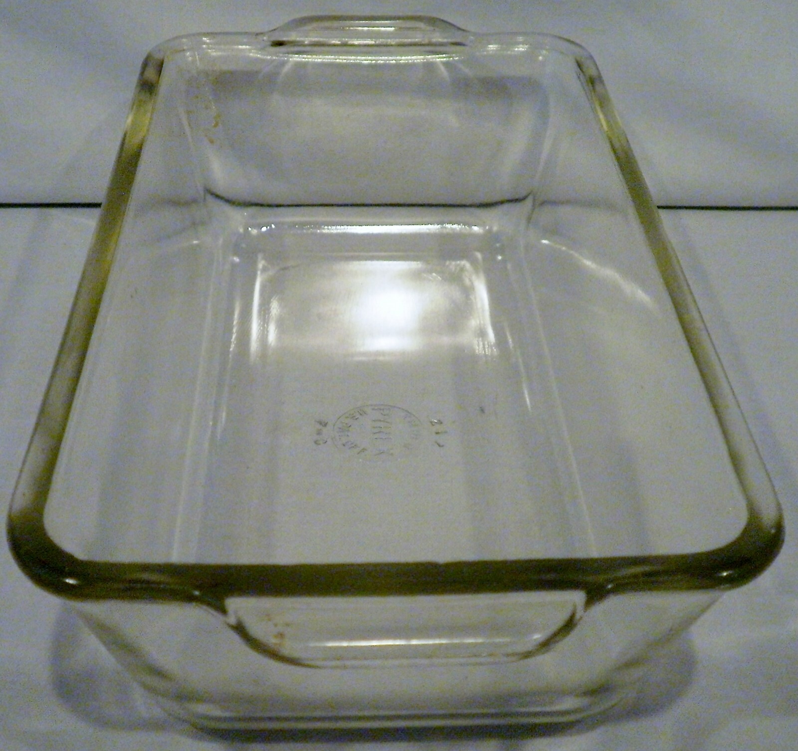 Vintage Pyrex Glass Loaf Pan Baking Dish #212
