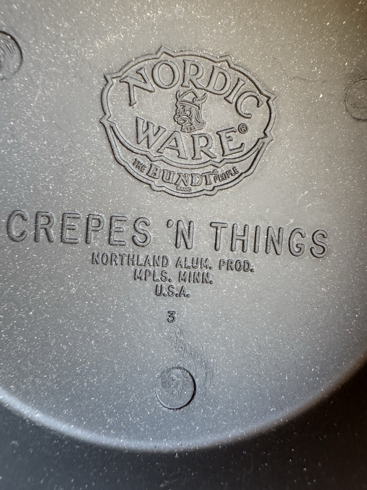 Nordic Ware Cast Aluminum Crepes ‘N Things Crepe Pan Made in USA