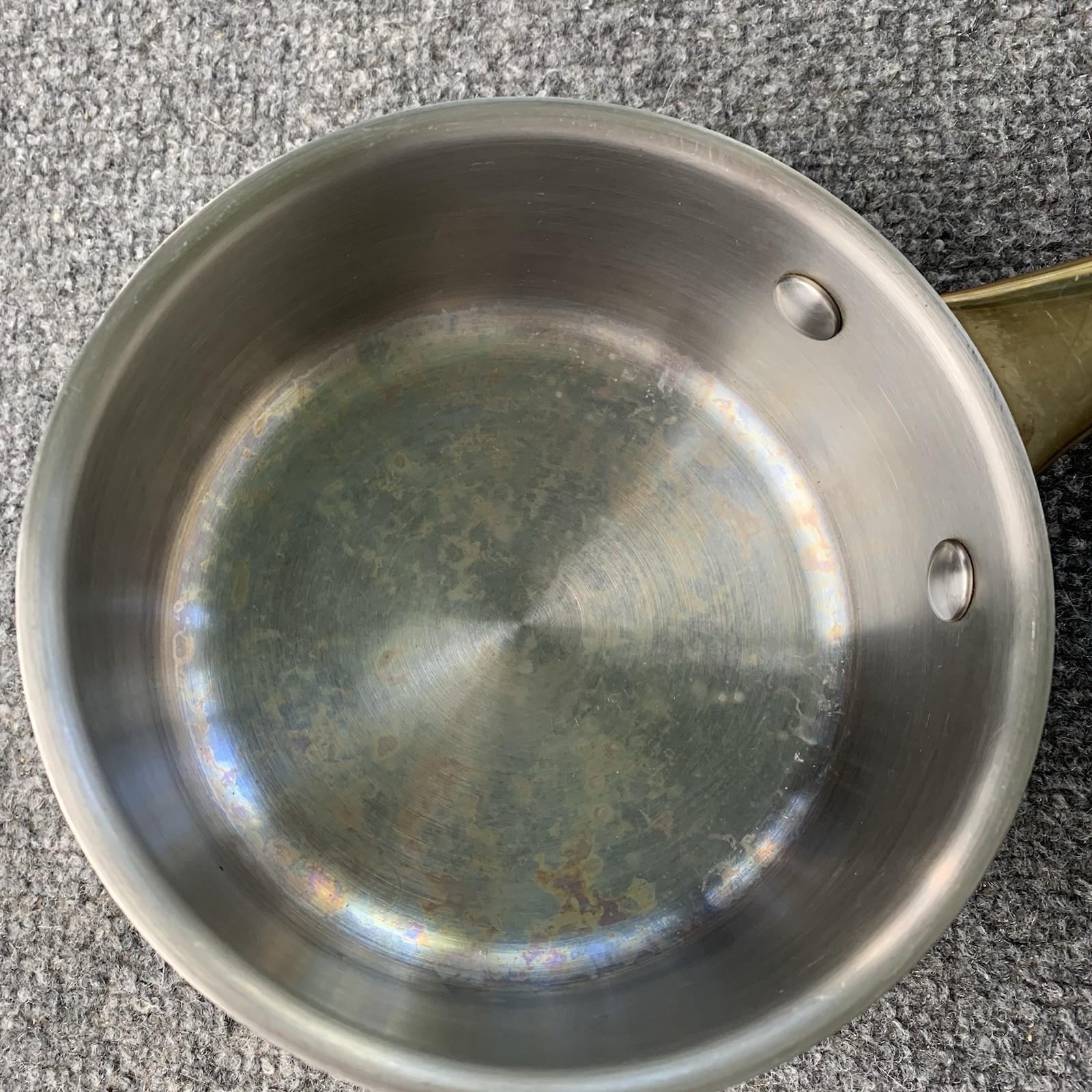 Fleischer And Wolf Small Saucepan Pot Pan Stainless Steel (24 Ounces) “No Lid”