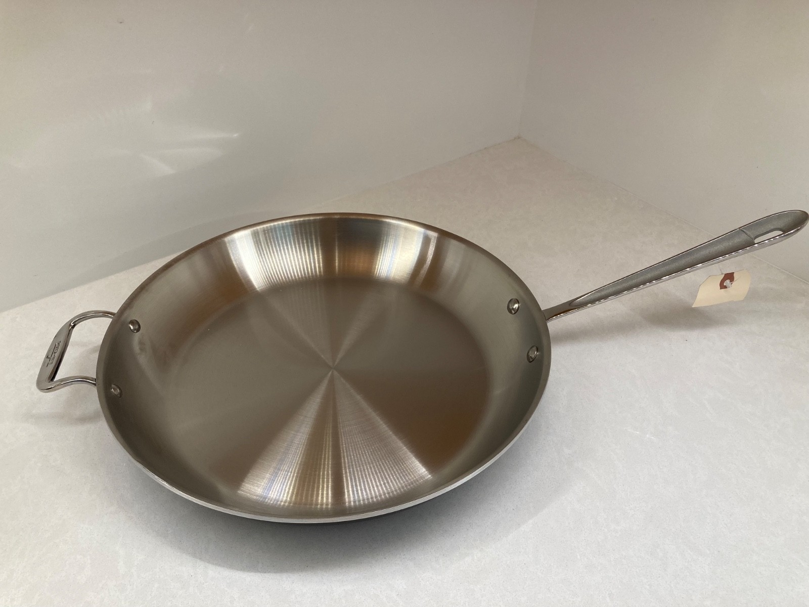 All-Clad 14″ Fry Pan with handle (#3114) NO LID–Grey exterior, LTD ***New***