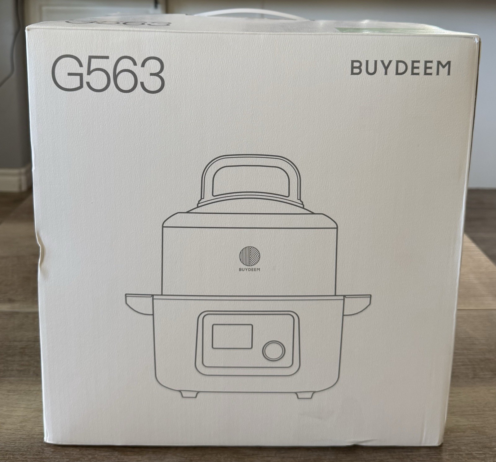 BUYDEEM ~ G563 5-Quart Electric Food Steamer/Cooker ~ One Touch Steamer ~ Sealed