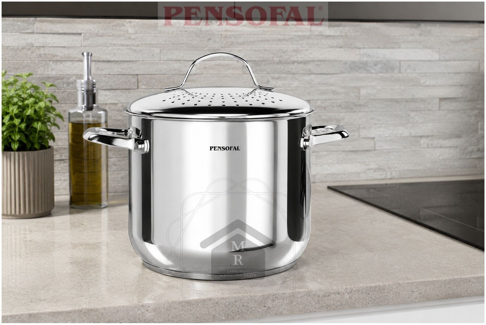 Pasta Pot Pensofal Pasta Drainer Lid Stainless Steel Chromotek Nickel Free