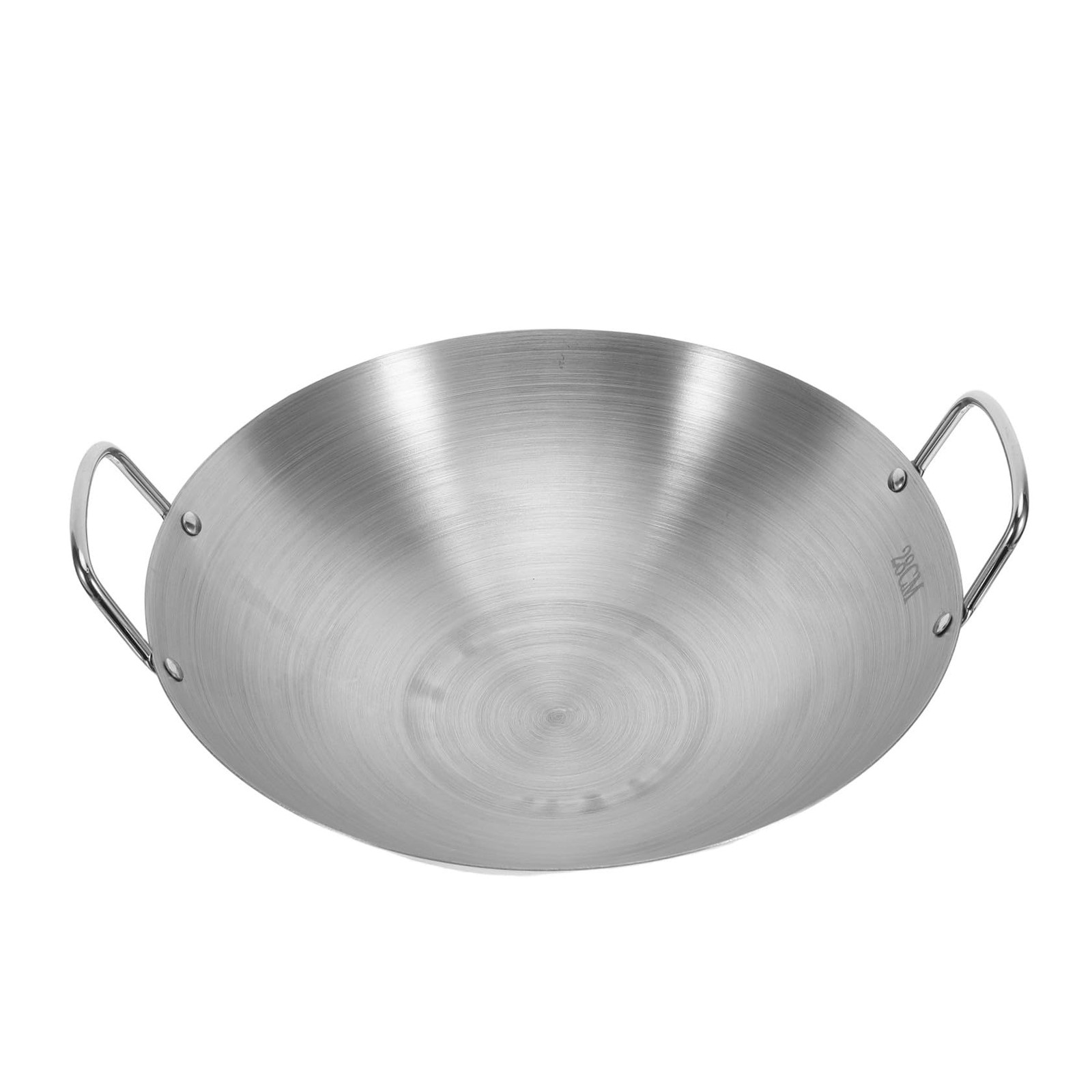 Hemoton 12.5 Inch (32cm) Heavy Stainless Steel 30.50X27.50X7.50CM, Silver