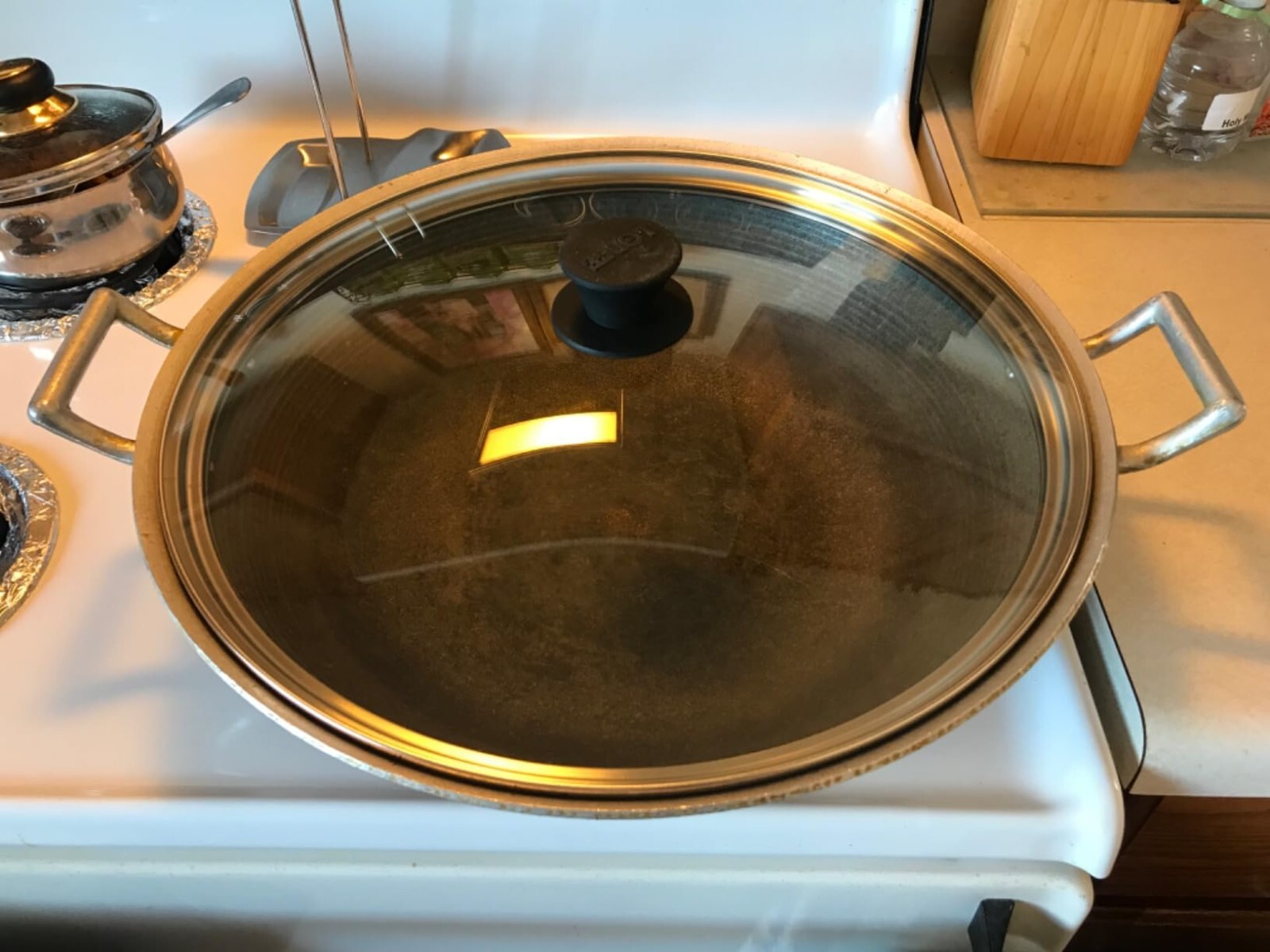 Lodge Tempered Glass Cover Lid for Skillet and Wok Cookware Dutch Ovens 15 inch