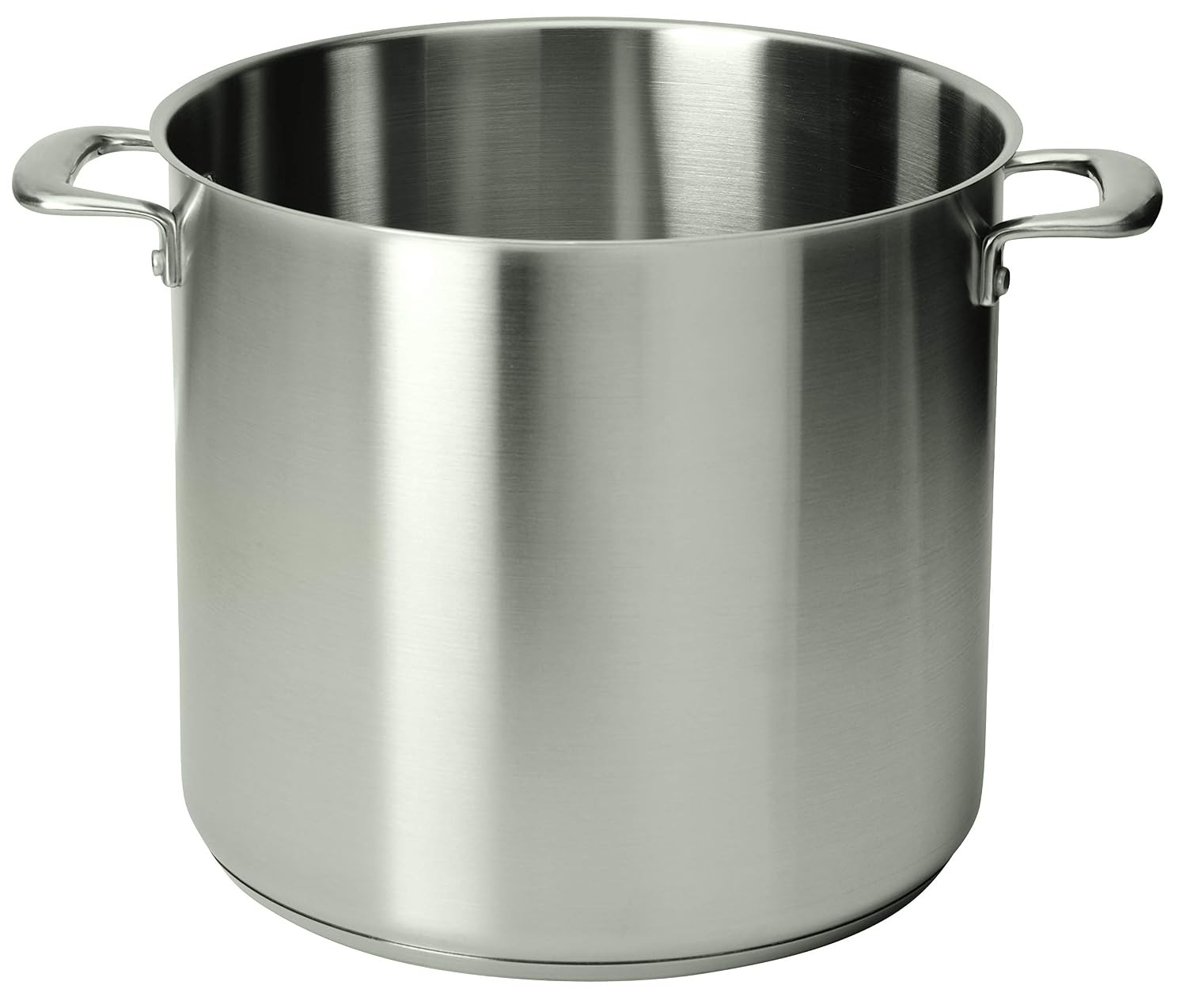 Stock Pot 10qt – Stainless Steel, 4.8lb, Interior Markings, Side Handles