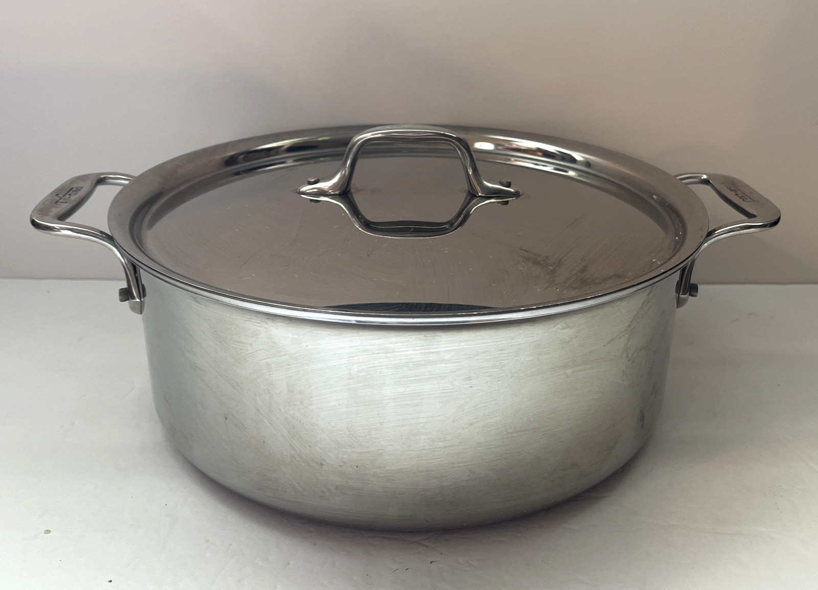 All-Clad Stainless Steel 6 QT. Stockpot w/ Lid Handcrafted in USA