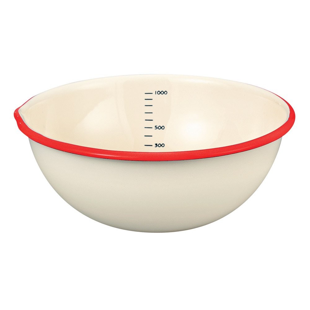 Fuji Horo Fuji Enamel Bowl, Beams New Red, 18cm BM-18BNR