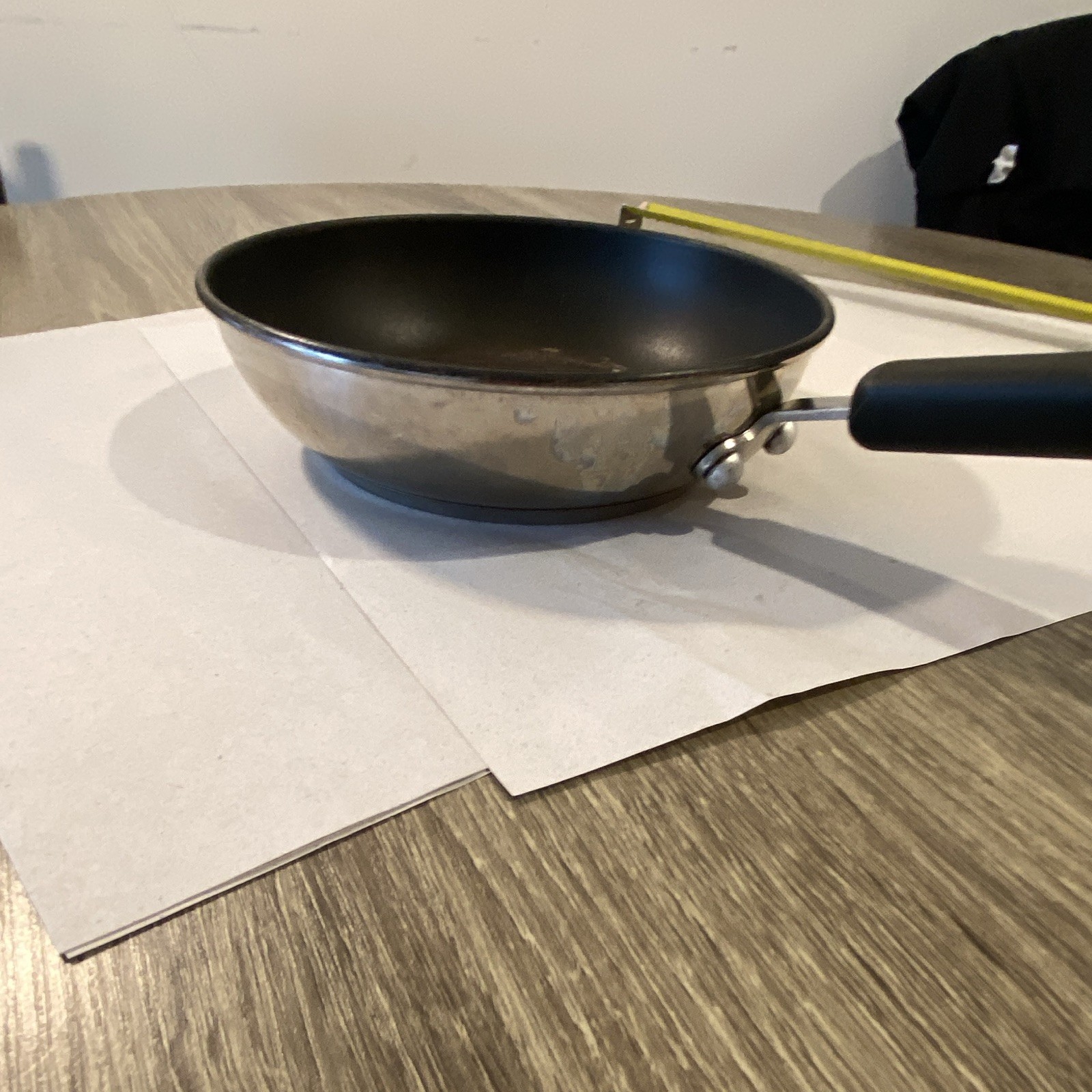 Cook’s Essentials 9-Inch Black Non-Stick Frying Pan Stainless Steel Round