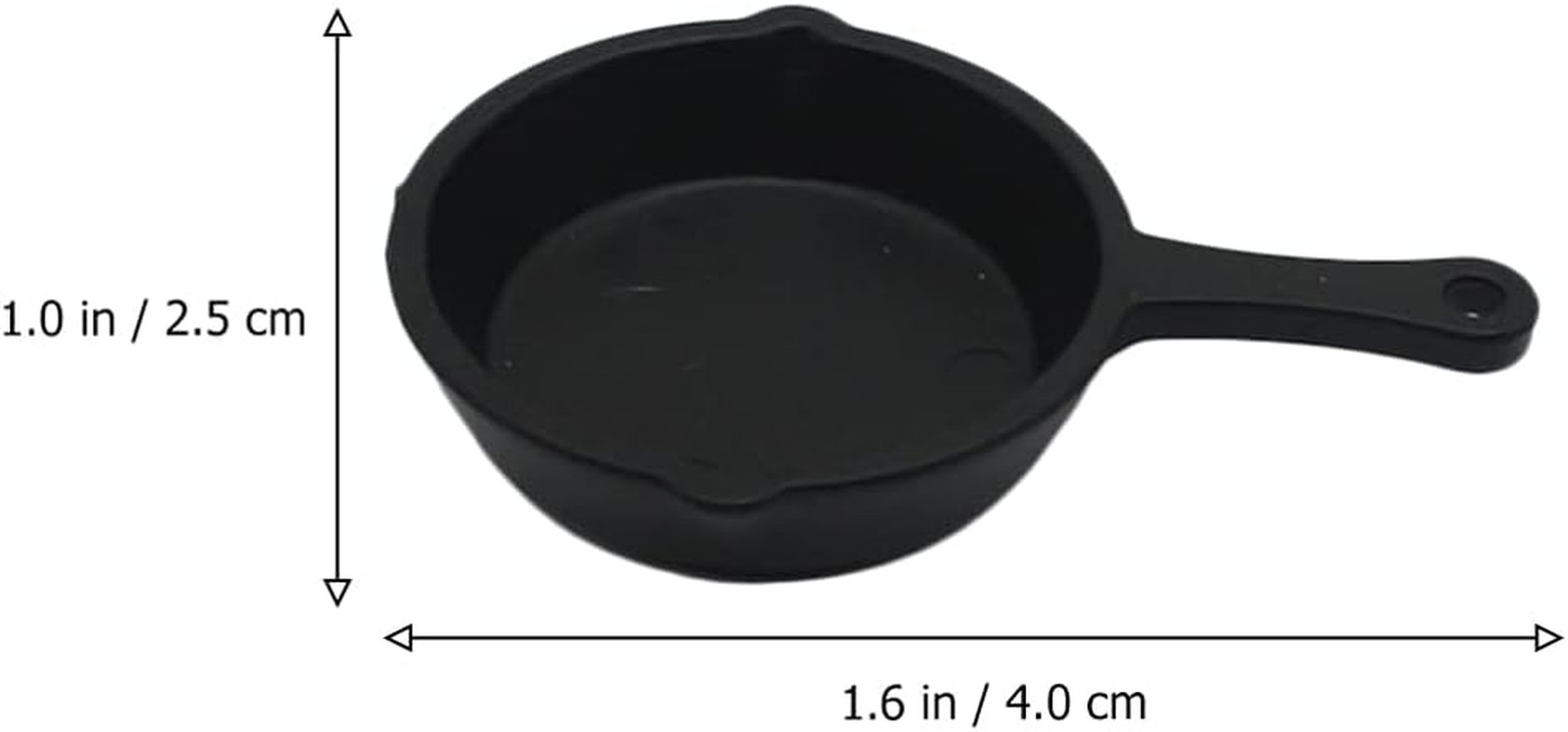 10Pcs Miniature Skillet Mini Cast Iron Skillet Small Frying Pan Set for Baked Co