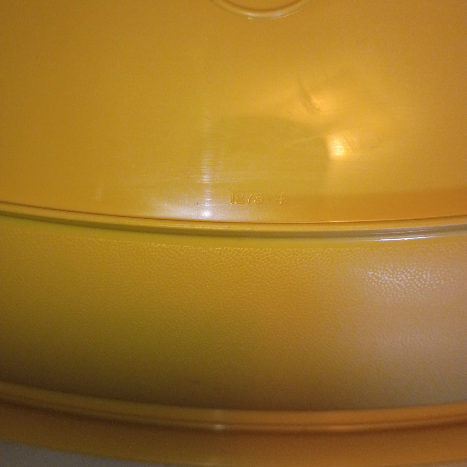 Vintage MCM Tupperware Vegetable Steamer with Divider and Lid Harvest Gold USA