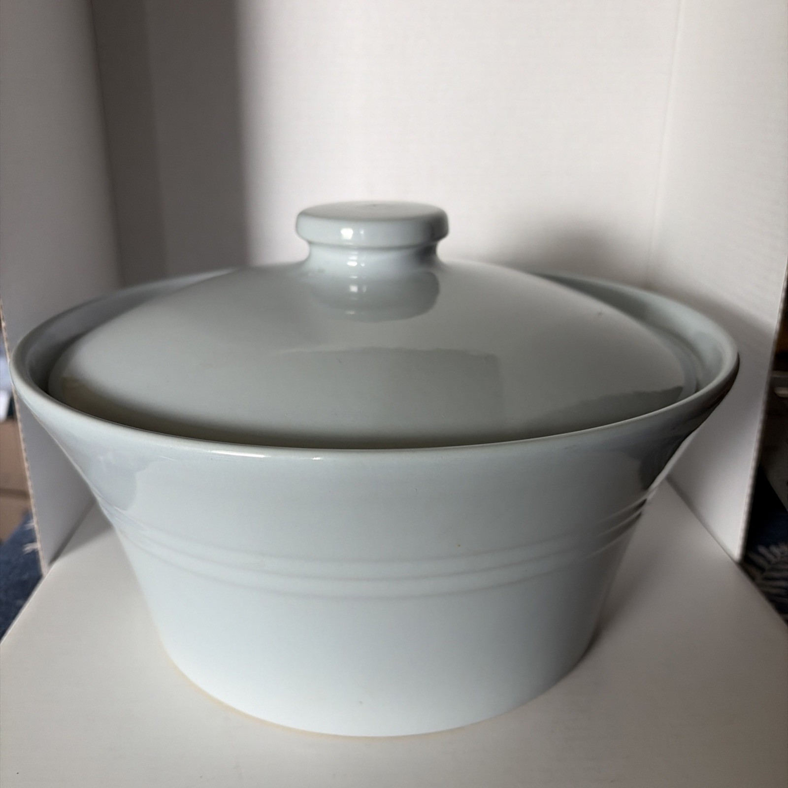 Mason Cash (Grey) Oven Safe Casserole Dish With Lid 2 1/2 Quarts EST England