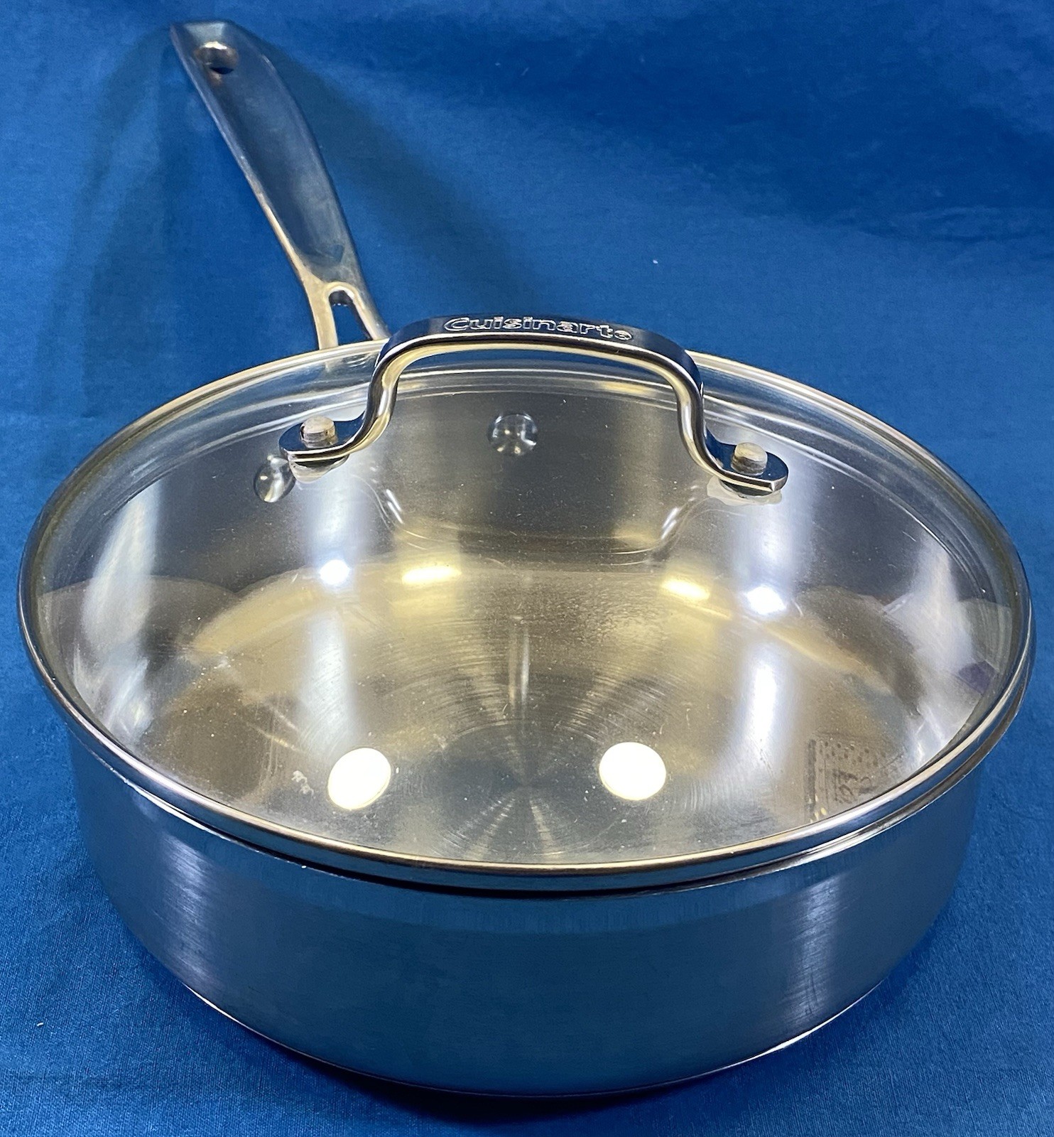 Cuisinart M8833-20 Stainless Steel 2.0 Qt Saute Pan 9 Inch Silver With Lid