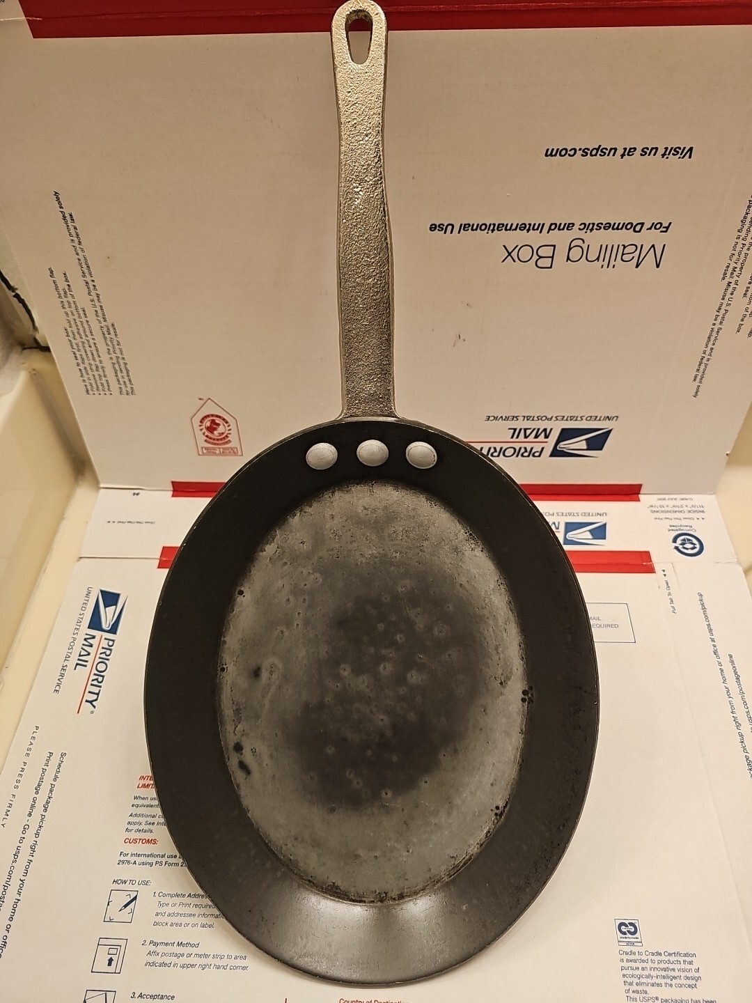 Calphalon G190 HC 10″X8″ Commercial Aluminum Cookware Oval Skillet Pan Kitchen