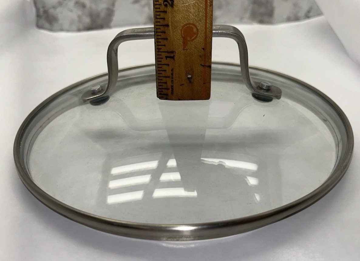 KitchenAid GLASS Replacement Lid 7 1/2” Frying Pot/Pan/Skillet LID ONLY