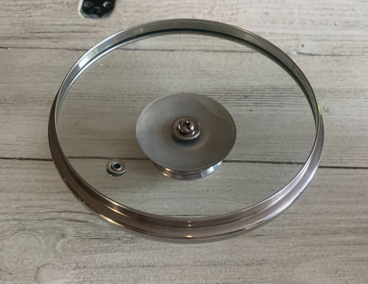 Glass Lid With Vent Replacement Lid 5-3/8″ inner for Sauce Pan / Pot