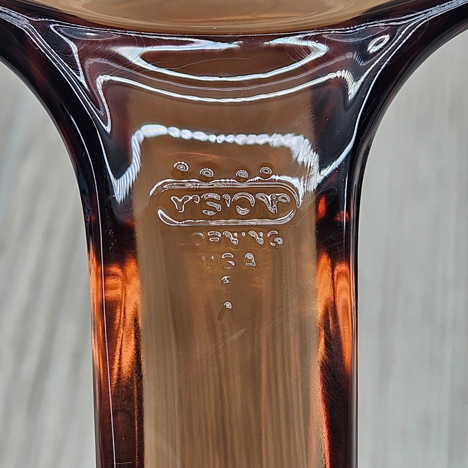 Visions by Corning Amber Glass 7 Inch Skillet Frying Pan V-7-N USA Made Retro