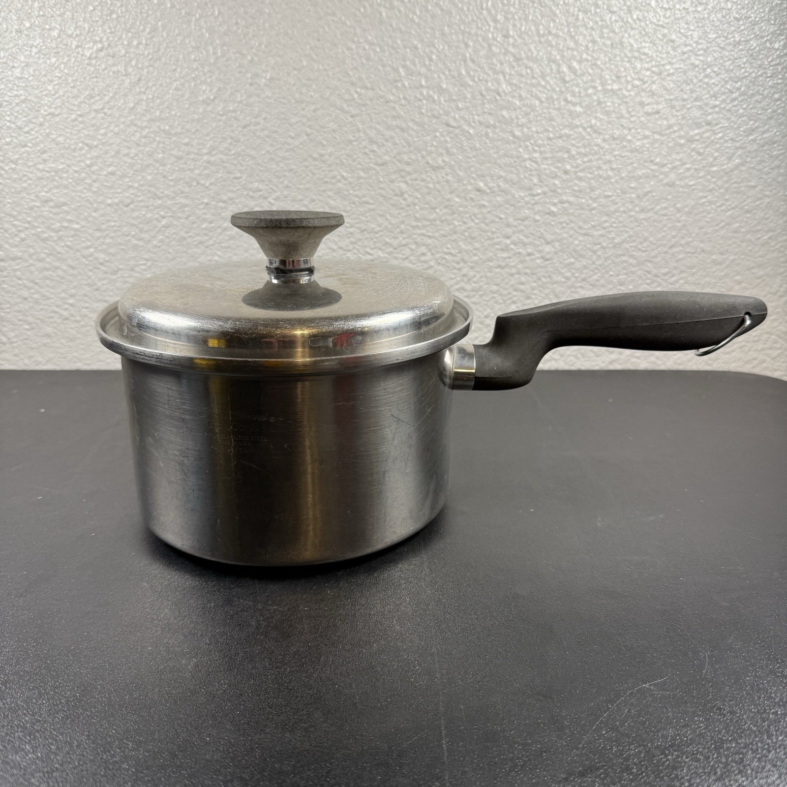 PERMANENT 5-Ply Stainless 8″ Sauce Pan/Skillet Mc2000 With Dome Lid 2qt