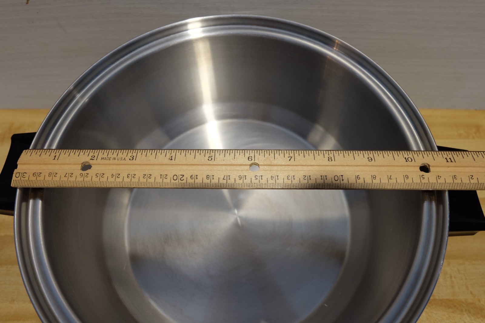 VTG LUSTRE CRAFT 4 Qt Stock Pot Multicore 5-Ply Stainless Steel W/ Vented Lid
