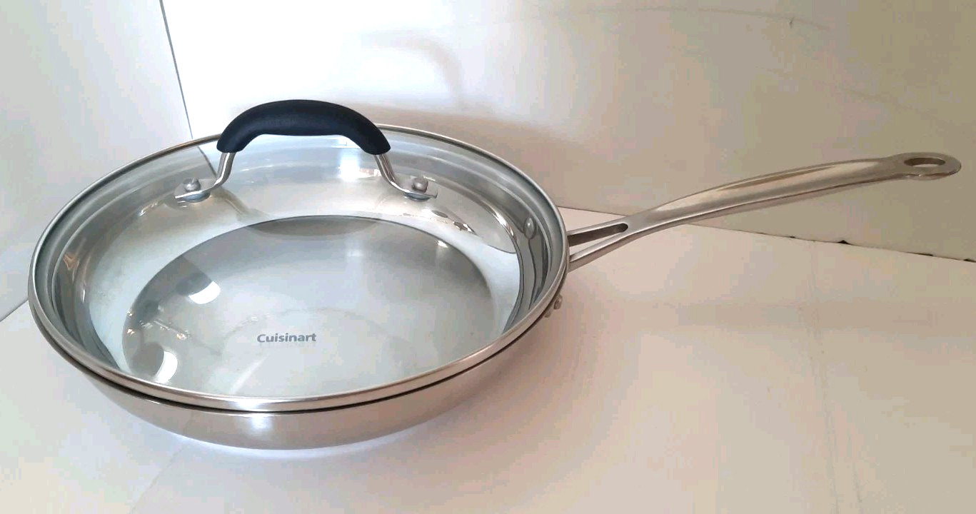 Cuisinart Chef’s Classic 10″ Induction Ready Skillet Saute Fry Pan w/Lid 722-24