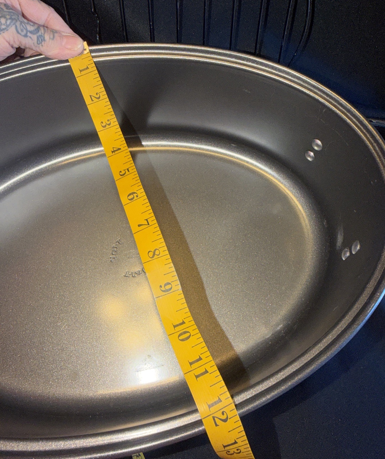 T-fal Nonstick Turkey Roaster with Rack and Domed Lid. Never Used 16 x 9 Inches