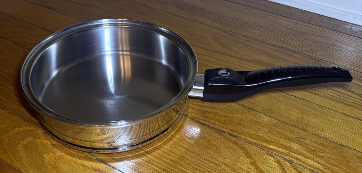 Lifetime West Bend Regal Ware Stainless Steel Removable Handle 8″ Skillet
