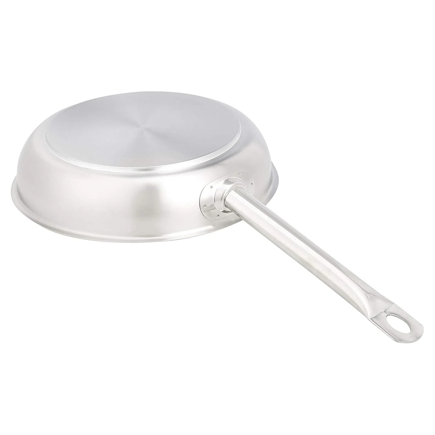 3-Piece Stainless Steel Aluminum-Clad Fry Pan Set, Dishwasher Safe