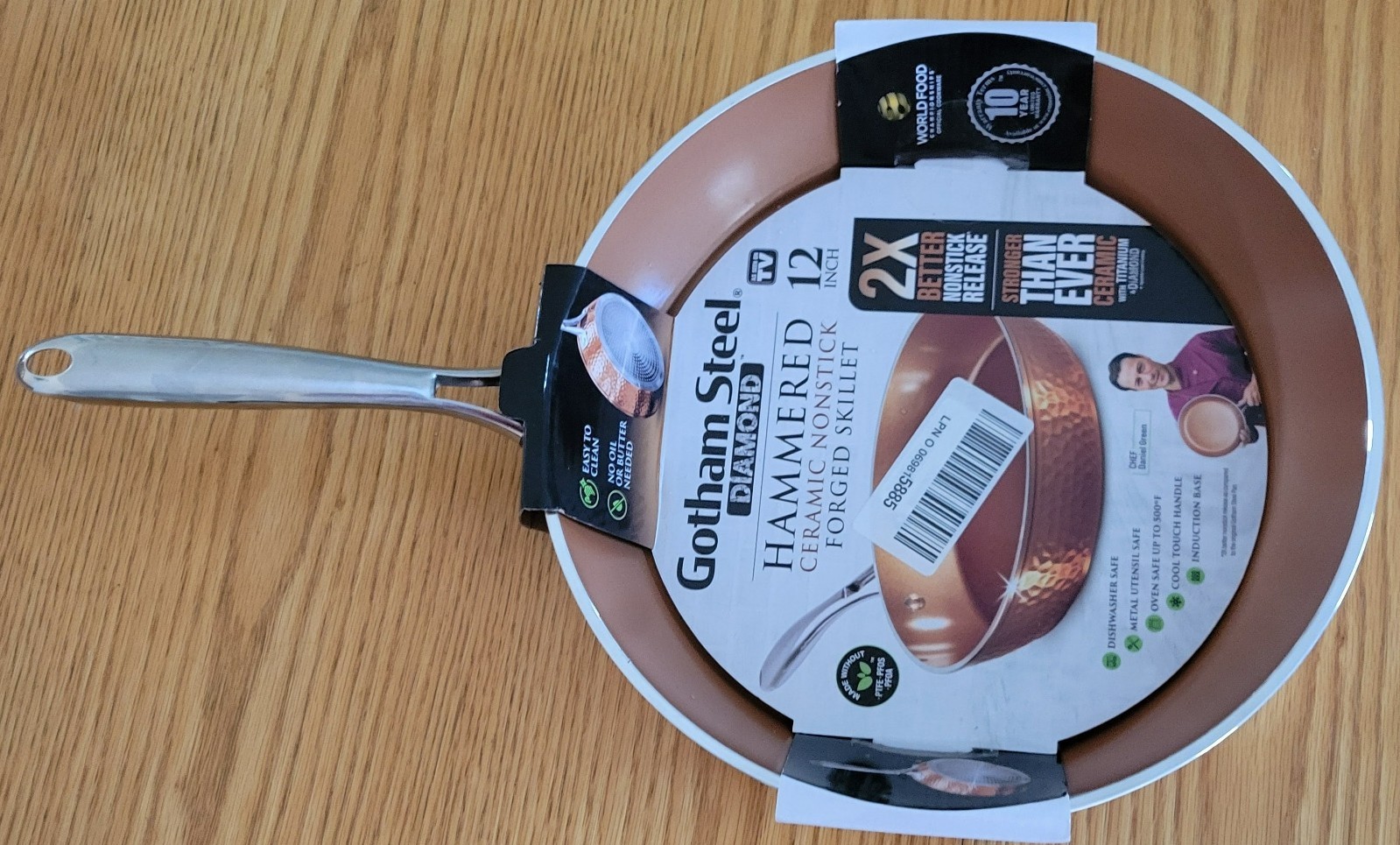 Gotham Steel Hammered 12″ Ultra Nonstick Coating Fry Pan