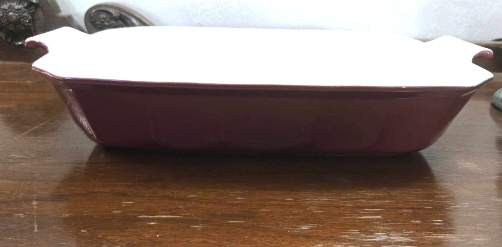 Emile Henry France for Williams-Sonoma Cranberry Red Stoneware Lasagna Baker