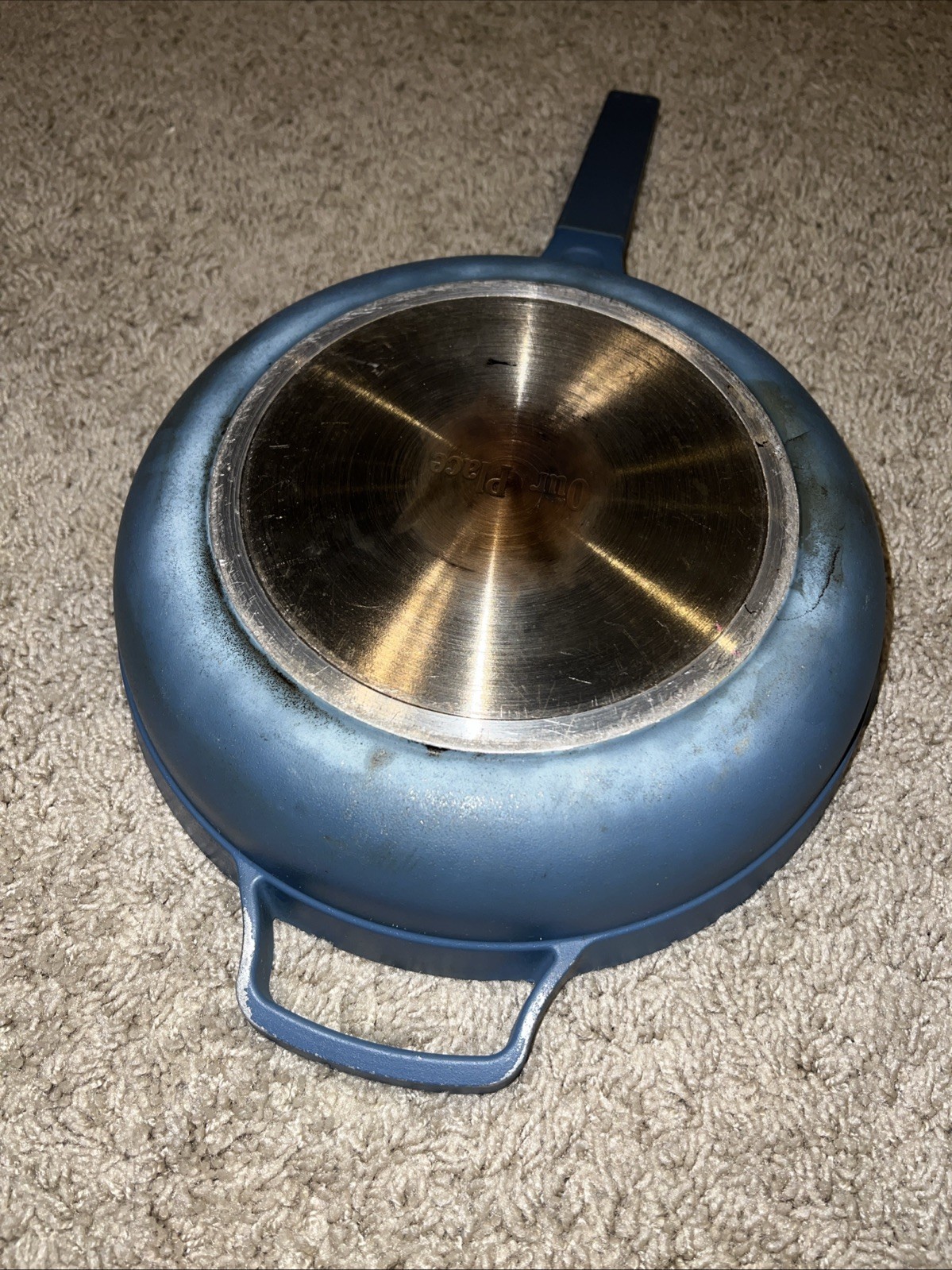 9M Our Place 10.5-Inch Ceramic Nonstick Pan Blue No Lid