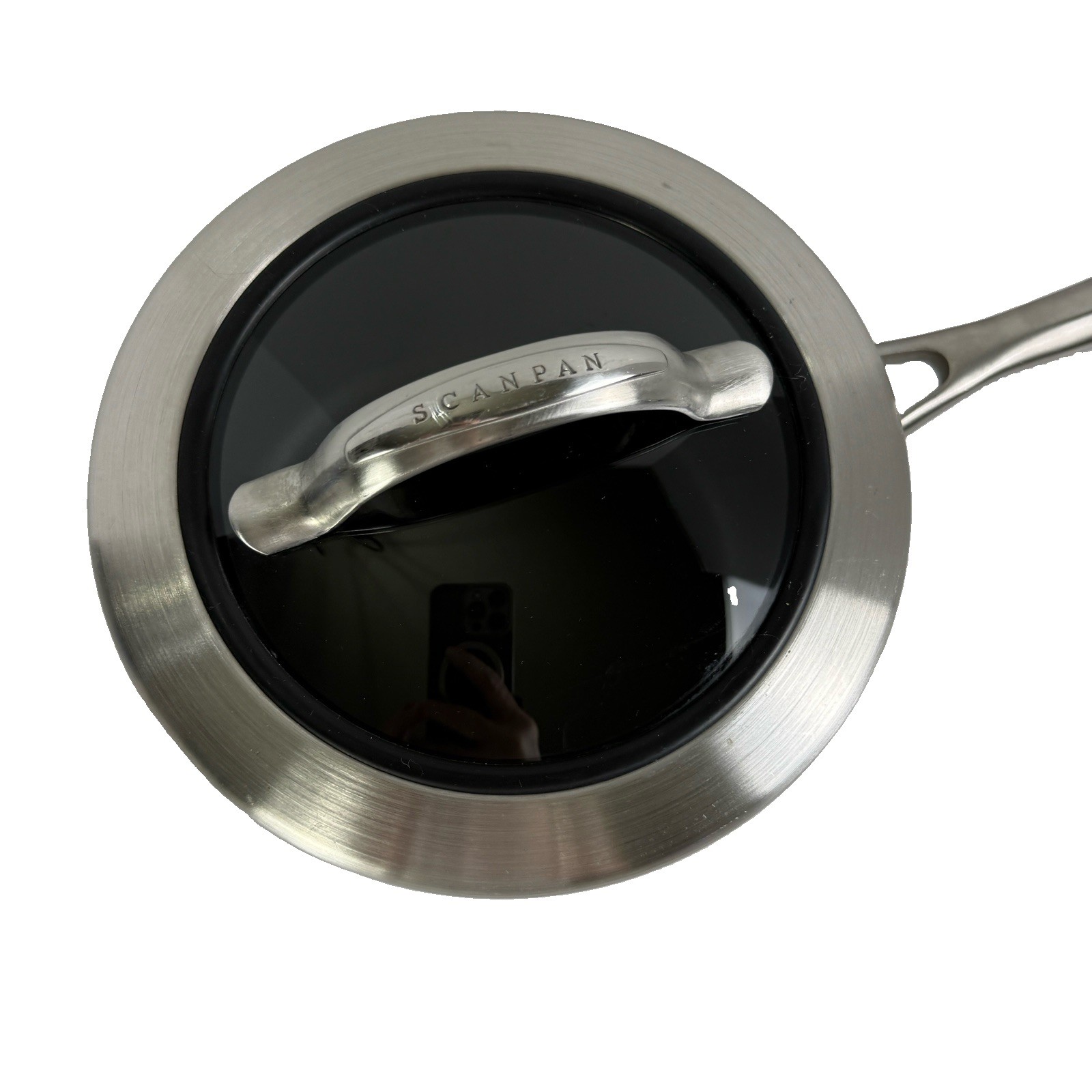 Scanpan HaptIQ 2 Qt Sauce Pan Pot Induction CTX J-03 Ceramic Titanium