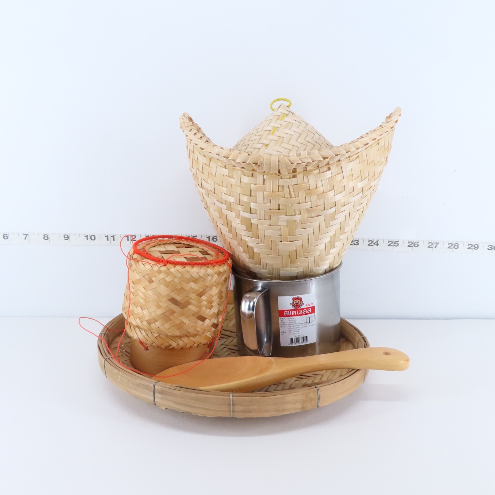THAI LAO STICKY RICE COOKER BAMBOO BASKET KIT *PLEASE READ *