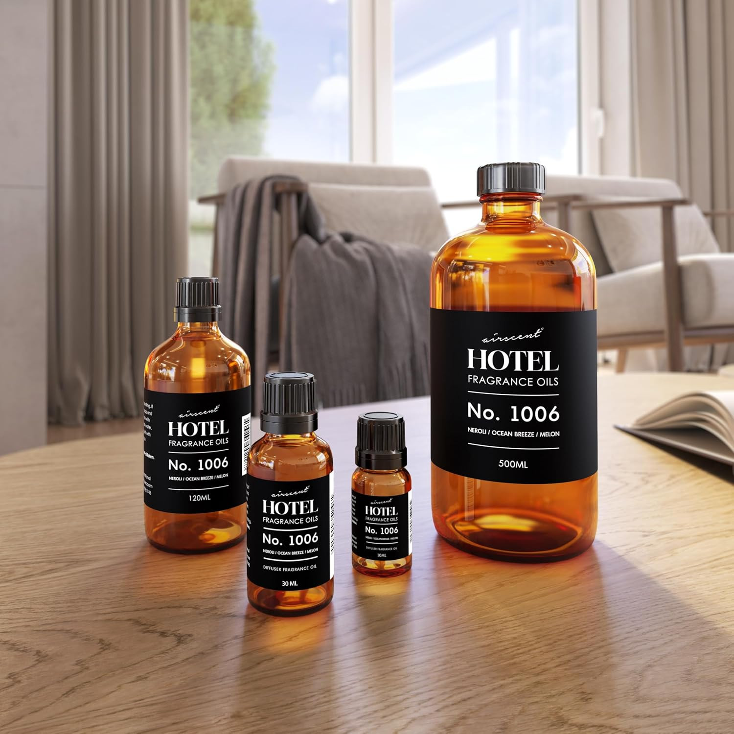Airscent Hotel Diffuser Oil No. 1006 – Neroli Ocean Breeze Melon – Hotel Scent D