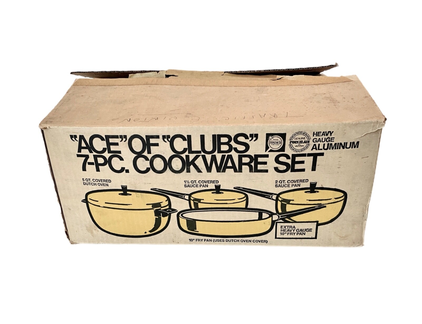 Ace of Clubs 7 pc. Aluminum Cookware Set