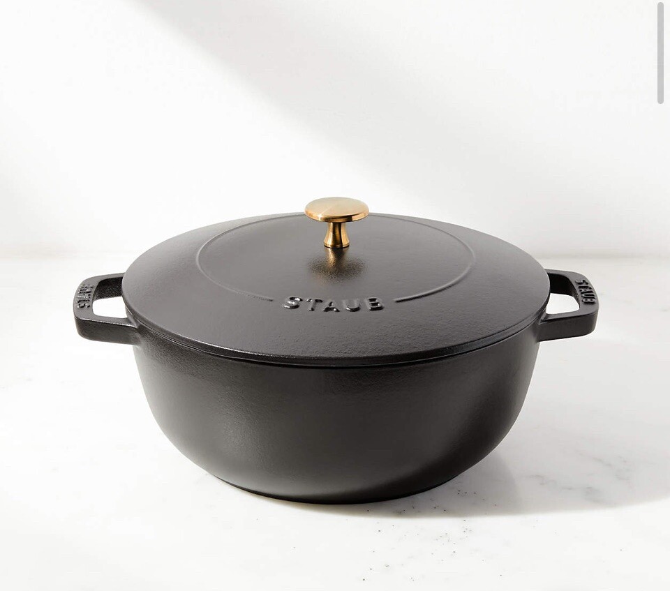 Staub Essential ® Matte Black 3.75-Qt. French Oven. Open Box! NOB