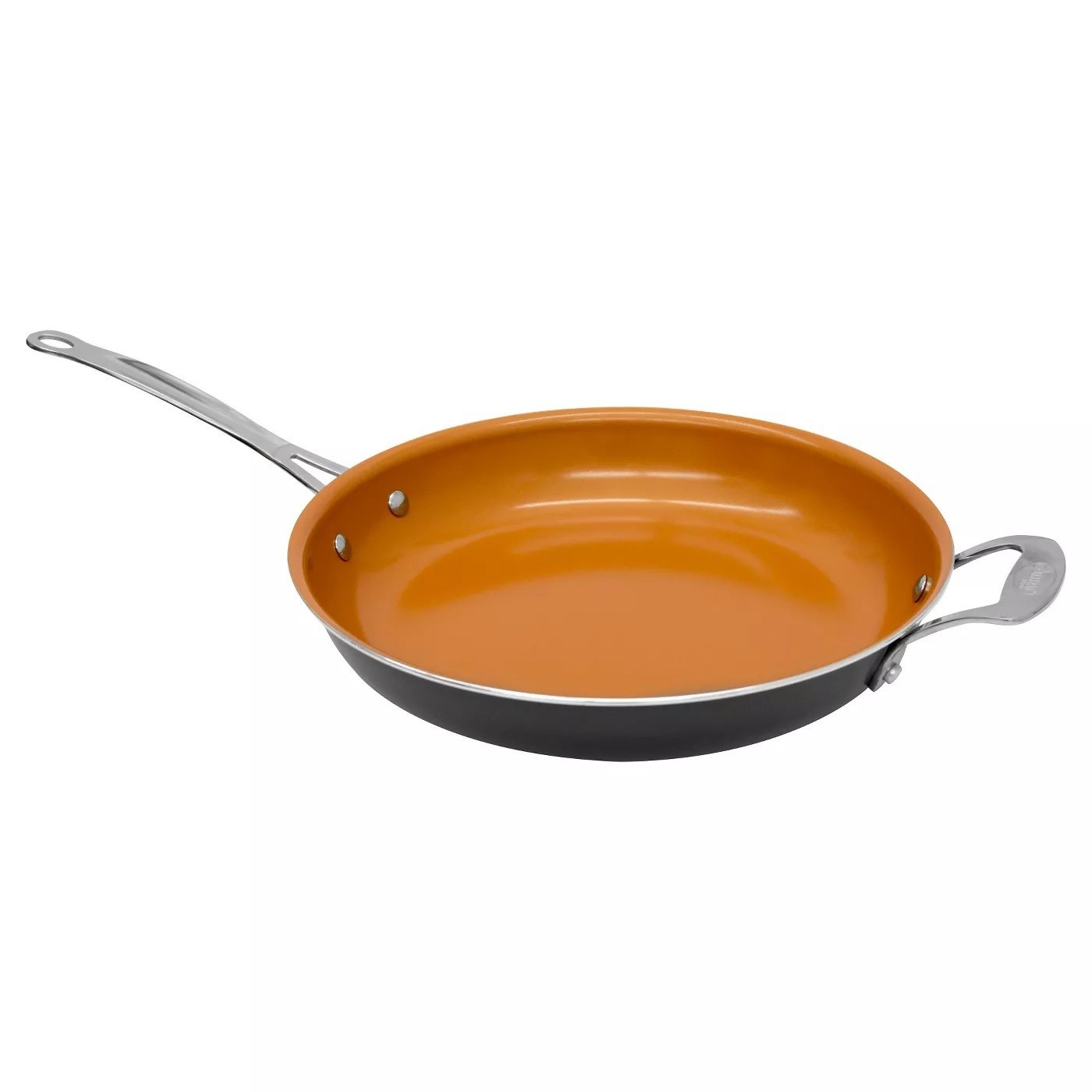 Gotham Steel Ultimate Ceramic 12.5” Nonstick Fry Pan with Stay Cool Handle(B2)