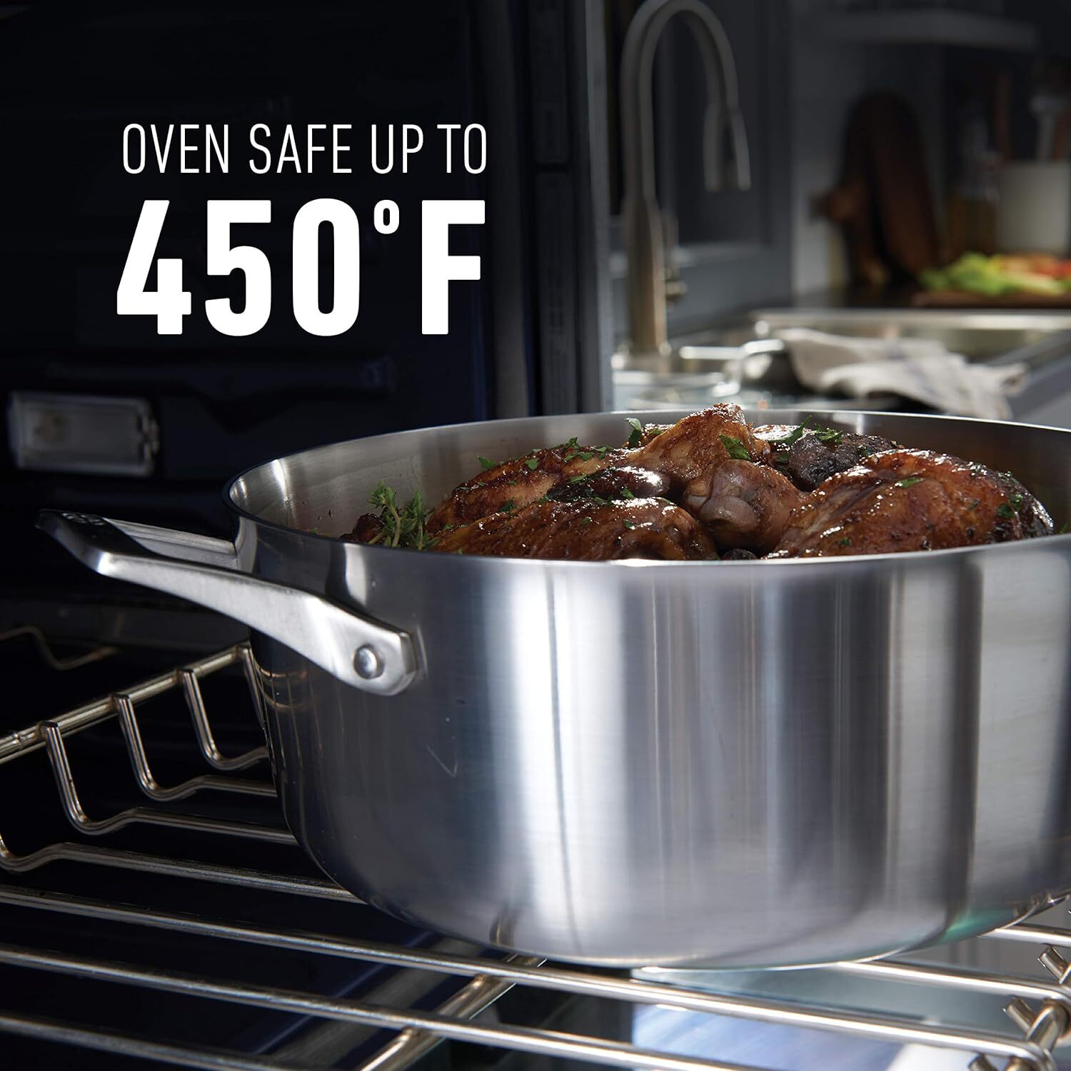 Calphalon Stainless Steel 11-Piece Cookware Pots & Pans Set w/ Stay Cool Handles