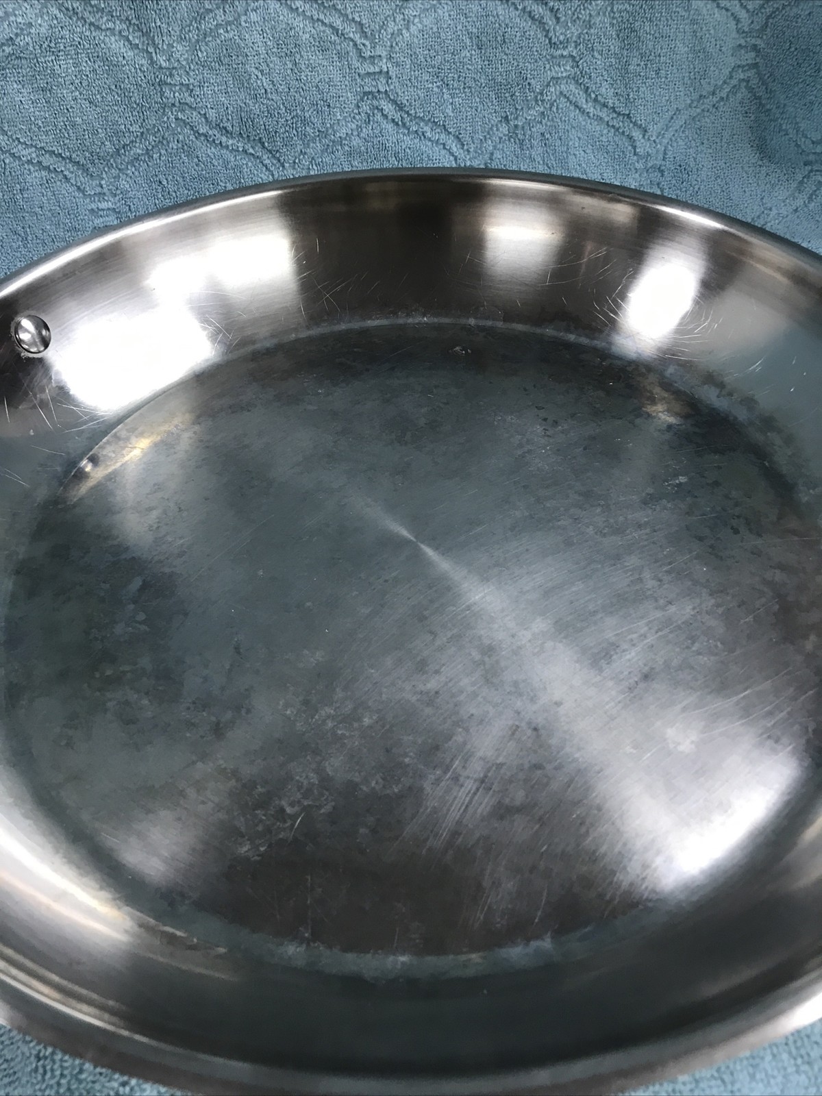 Princess House 14″ Stainless Steel Braiser 14 qt Double Handle With Lid