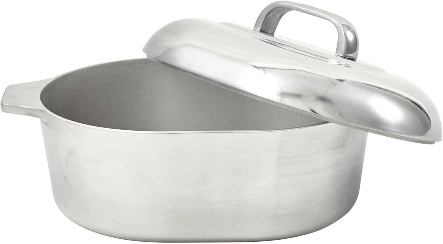 11in H. Cajun Cast Aluminum Oval Roaster with Lid