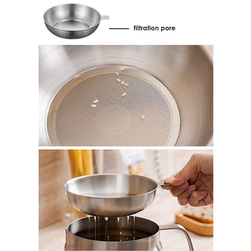 2-in-1 304 Stainless Steel Multifunctional Oil Strainer Pot Kitchen Deep Fryer