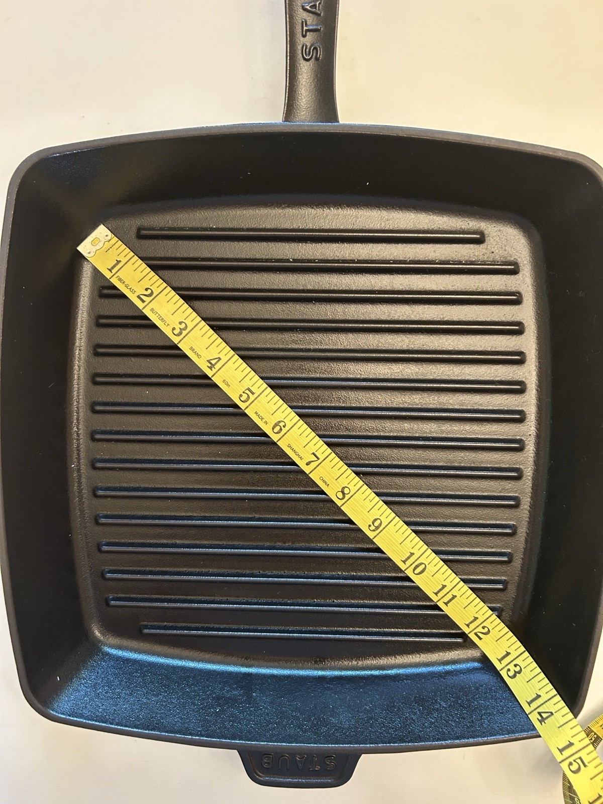 Staub Cast Iron 12-inch Square Grill Pan – Matte Black, orig. $259
