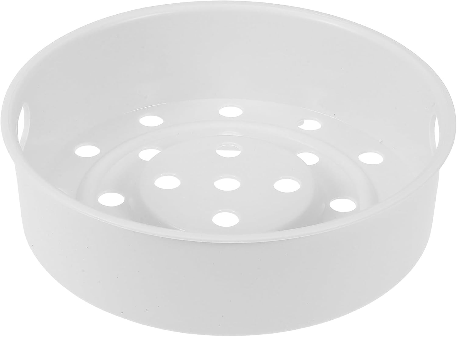 Steamer Basket Plastic Steaming Rack 1.6L Steaming Stand Basket White Steam Bask
