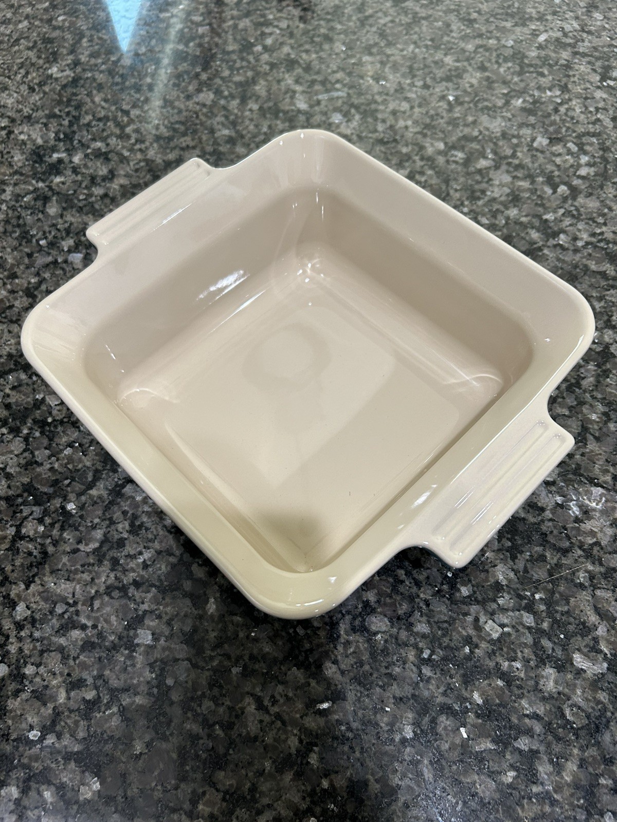 Le Creuset Stoneware 3-Quart Square Casserole with Lid, teal