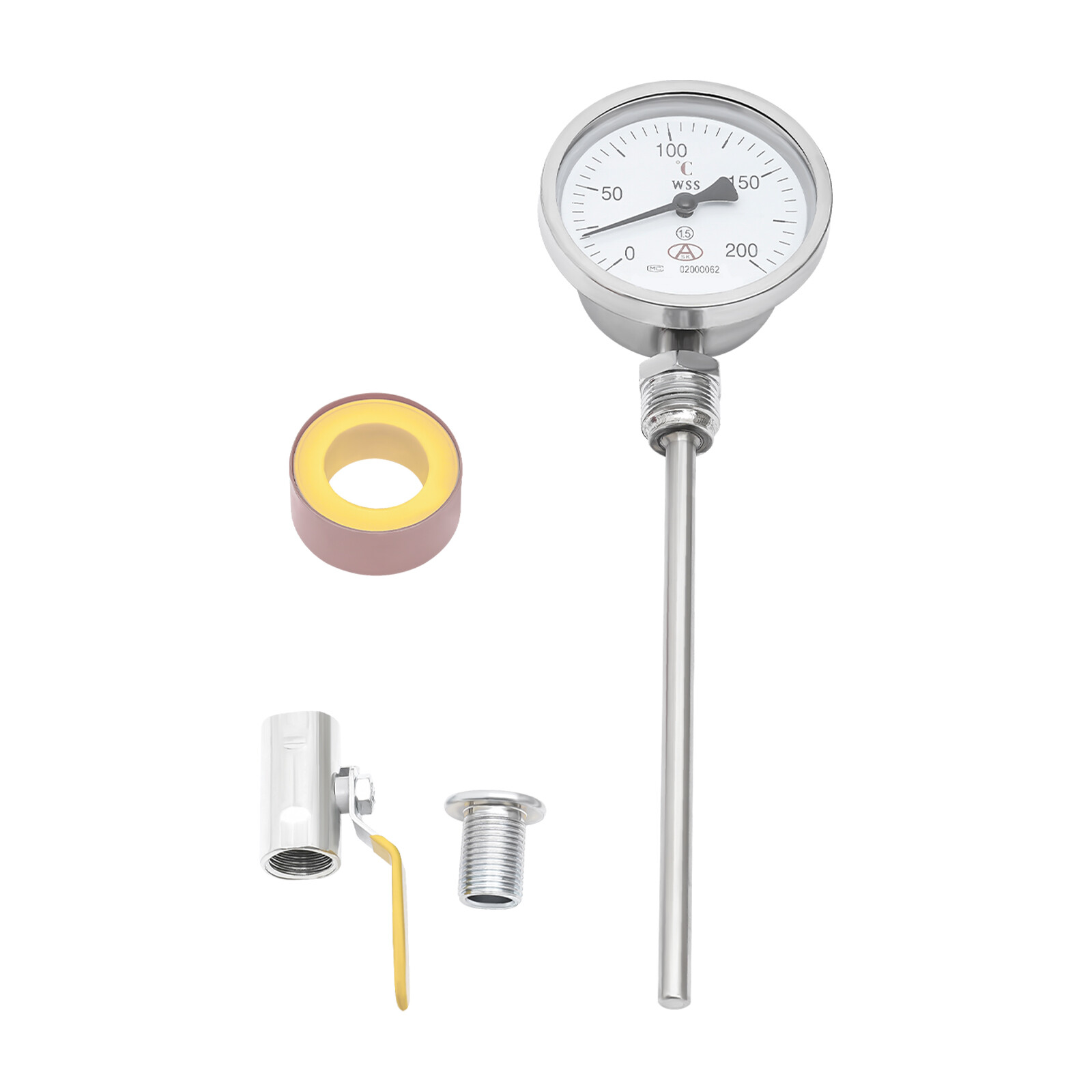 Stainless Steel Maple Syrup Evaporator Pan w Valve and Thermometer Boiling Pan